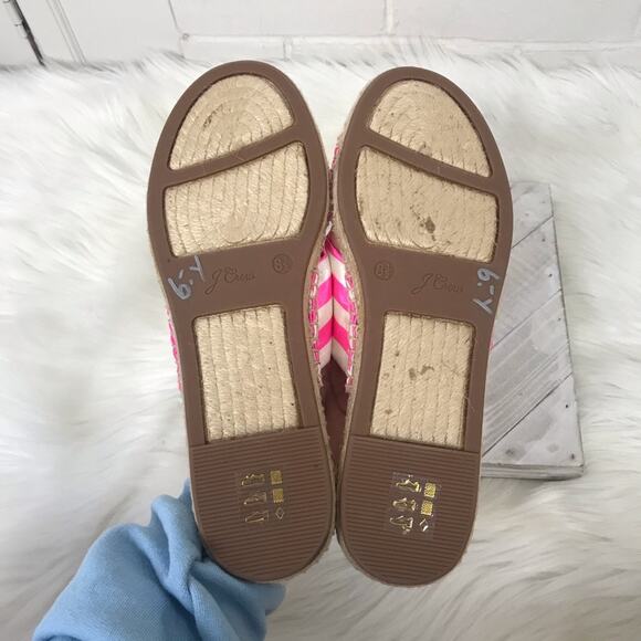 J.Crew Striped Twisted Knot Espadrille Sandals Size 8.5 - Picture 9 of 13